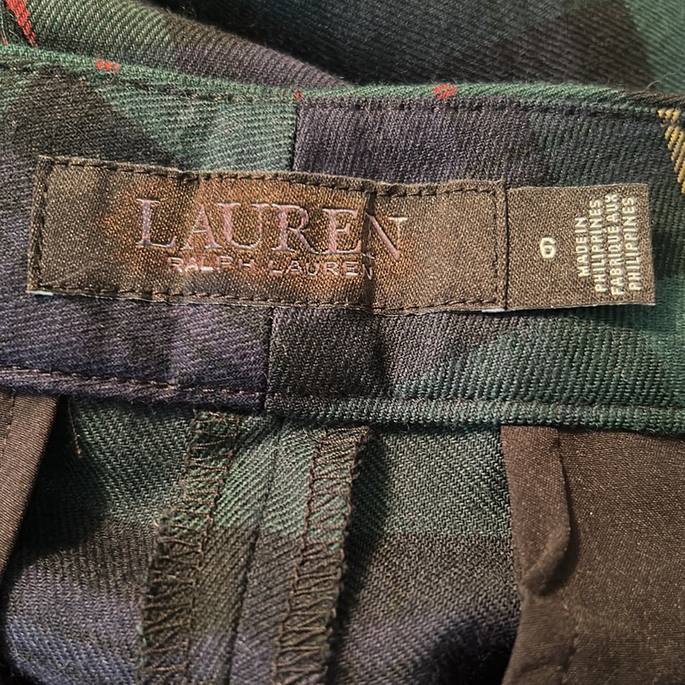 Lauren Ralph Lauren- Women’s Plaid Pants- Size 6 - Picture 4 of 5